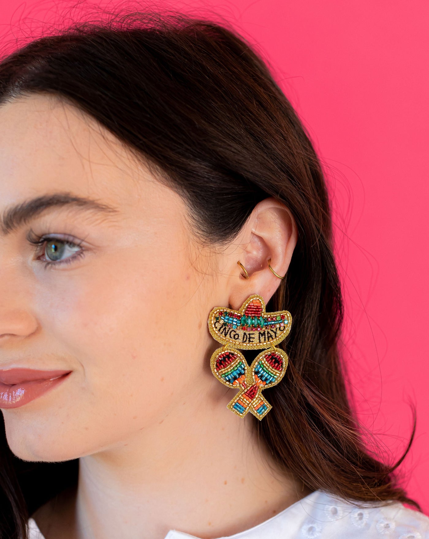 Cinco De Mayo - Maracas Earrings