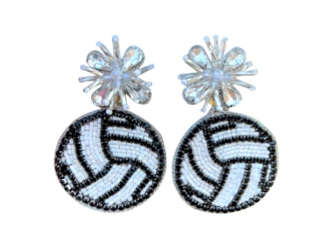 Fancy Volleyball Earrings