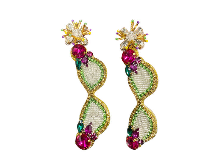 Mardi Gras Sunglass Earrings