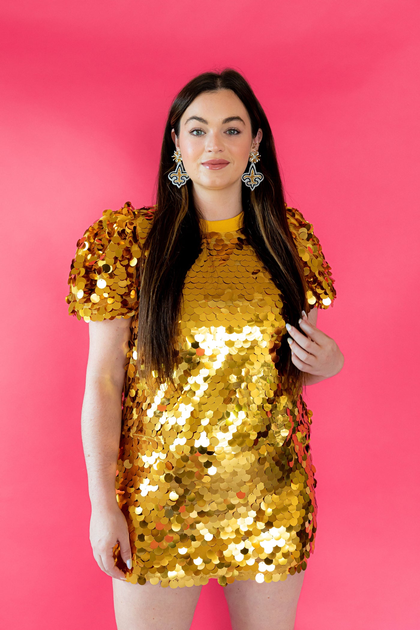 Queen of Sparkles - Gold Sequin Top
