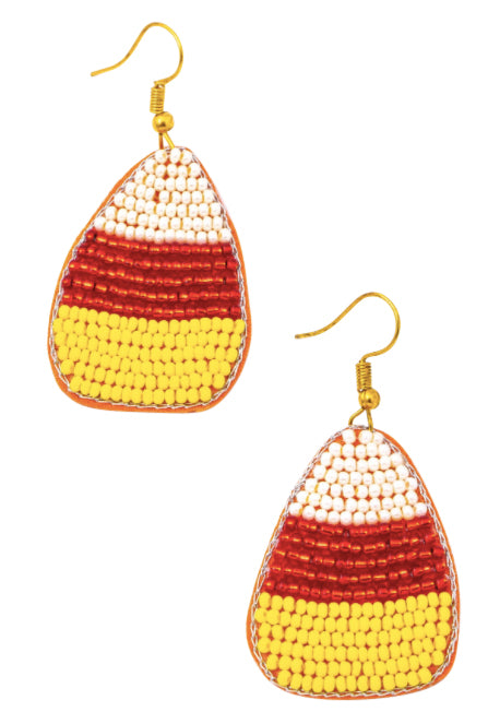 Candy Corn Earrings