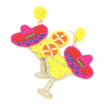 *Margarita Earrings - Yellow