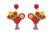 Margarita Earrings - Red