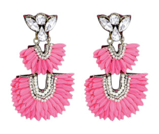 Tiffany Earrings - Pink