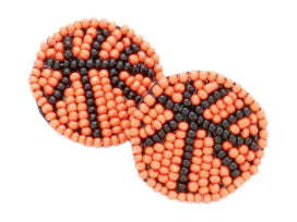 Basketball Stud Earrings