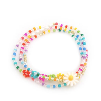 Daisy Stretch Bracelet - Multi