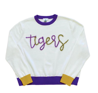 Queen of Sparkles Tigers Sweater