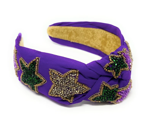 Mardi Gras Star Headband