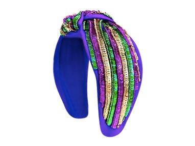 Mardi Gras Stripe Headband