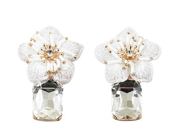 Dawn Earrings - White