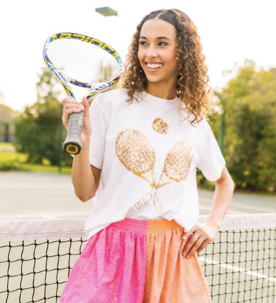 Queen of Sparkles Tennis Tee