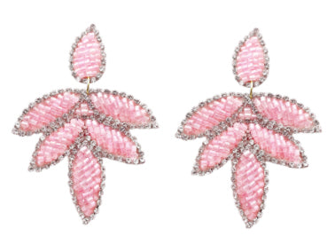Leah Earrings - Pink