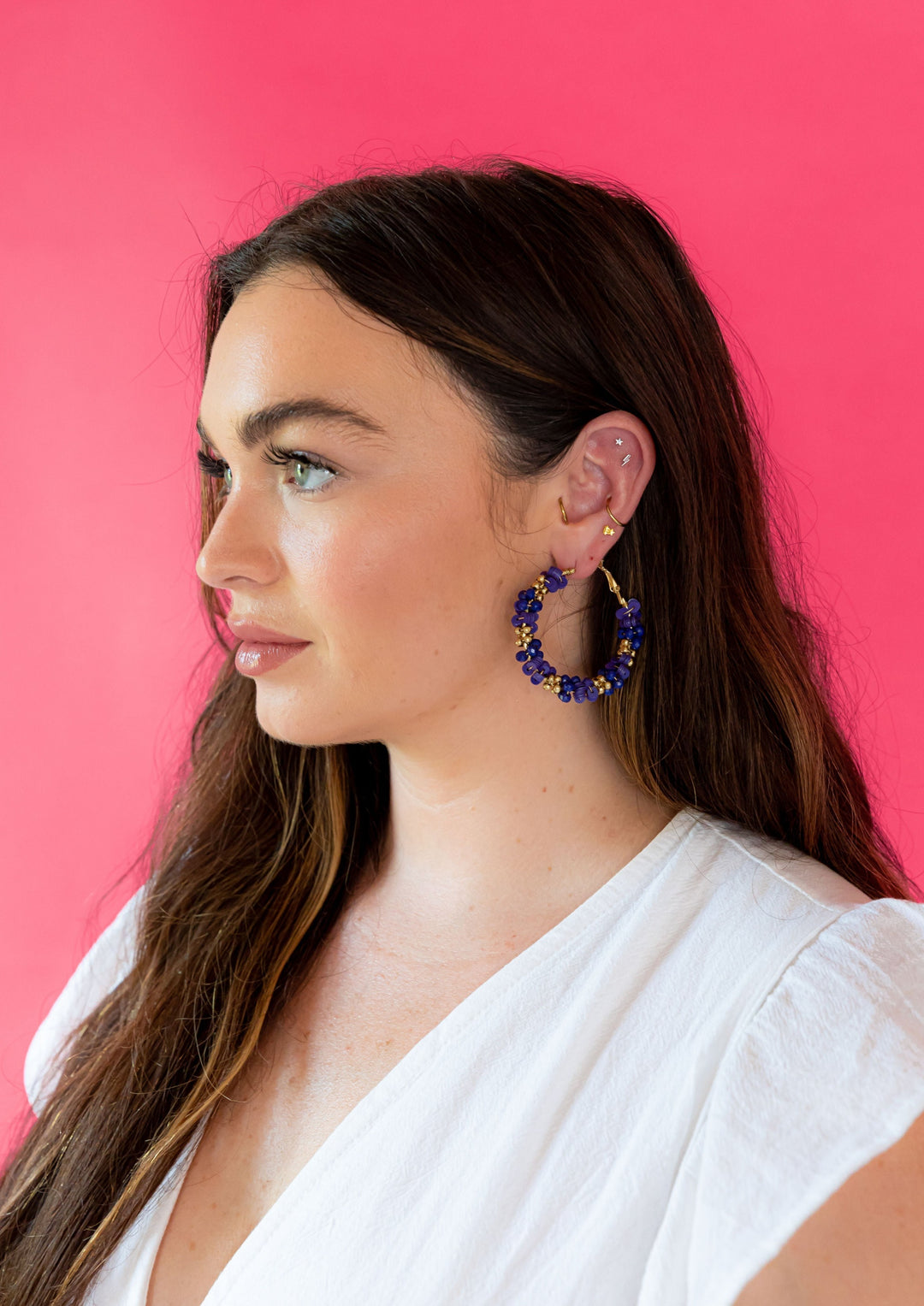 earrings with purple dress Purple dress earrings: purple guest looks : LAVANI